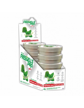 PASTILHA DIET FREEGELLS PLAY PRO EUCALIPTO POTE 400GR (10X40G)