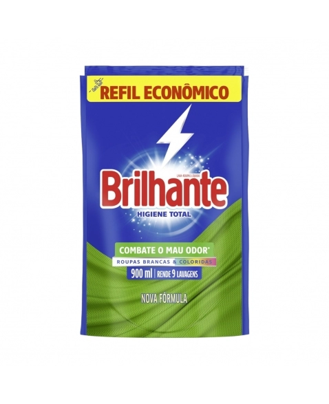 BRILHANTE DT LIQ HIGIENE TOTAL 12X900ML