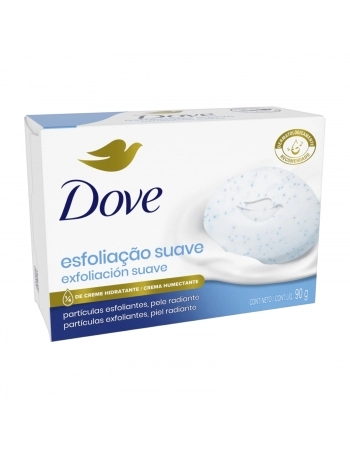 SABONETE DOVE ESFOLIACAO SUAVE 90G