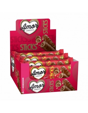 CHOCOLATE STICKS AMOR CARIOCA 16X32G