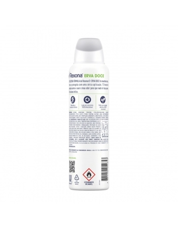 DESODORANTE AEROSOL REXONA ERVA DOCE 12X150ML