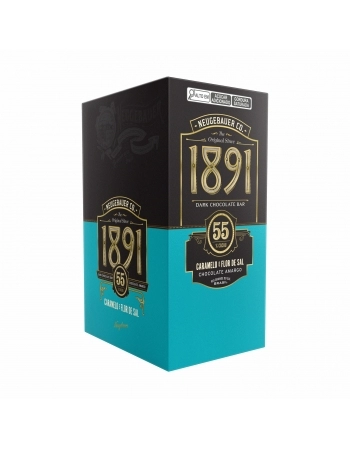 BARRA DE CHOCOLATE 1891 CARAMELO C/SAL 10X90G