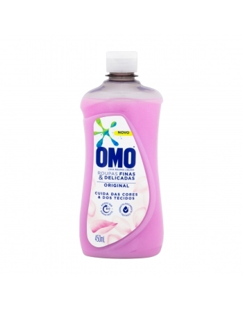 LAVA ROUPAS LIQUIDO OMO DELICADAS ORIGINAL (FRASCO) 450ML