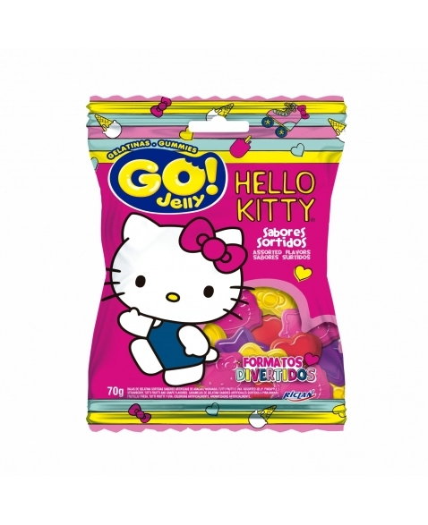 BALA GO JELLY HELLO KITTY SORTIDOS 70G