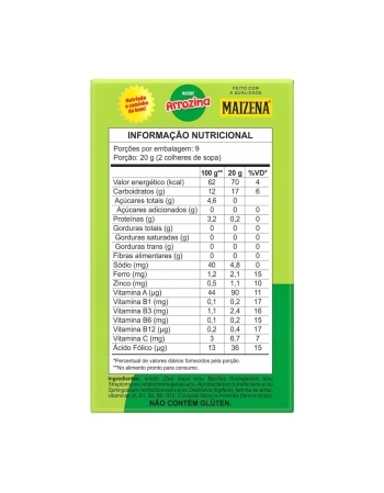 ARROZINA MAIZENA TRADICIONAL 180G