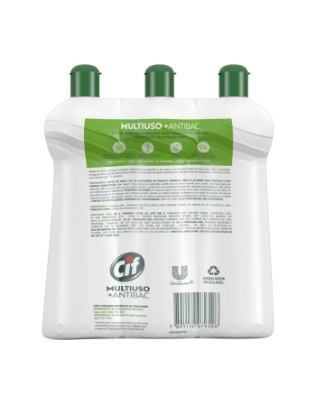 CIF MULT ANTIBAC 8X3X500ML 50% DESC 3UN