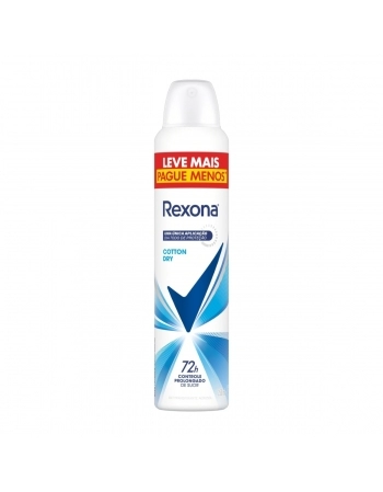DESODORANTE AEROSOL REXONA COTTON DRY 250ML