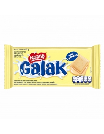 BARRA DE CHOCOLATE GALAK 16X80G