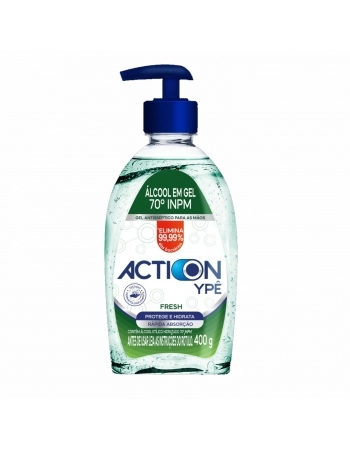 ALCOOL GEL ACTION FRESH ANTISSEPTICO (C/GATILHO) 400G