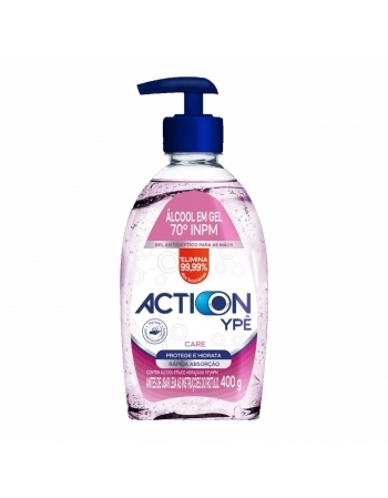 ALCOOL GEL ACTION CARE ANTISSEPTICO (C/GATILHO) 400G