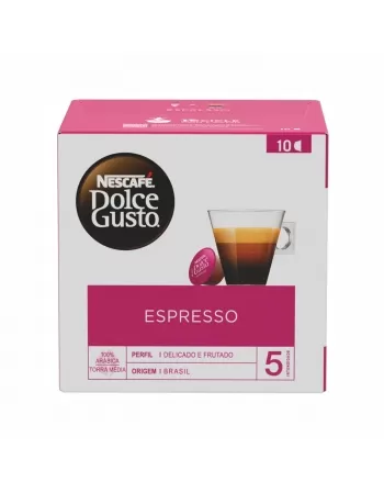 CAPSULAS DE CAFE NESCAFE DULCE GUSTO C/10 ESPRESSO 60G