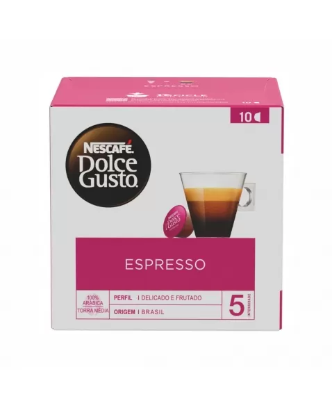 CAPSULAS DE CAFE NESCAFE DULCE GUSTO C/10 ESPRESSO 60G