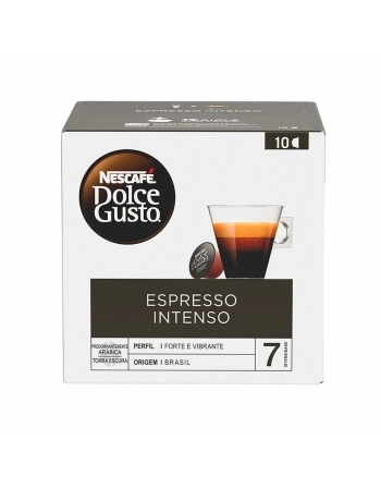 CAPSULAS DE CAFE NESCAFE DULCE GUSTO C/10 ESPRESSO INTENSO 80G