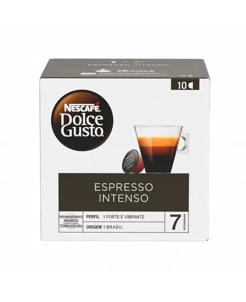 CAPSULAS DE CAFE NESCAFE DULCE GUSTO C/10 ESPRESSO INTENSO 80G