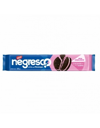 BISCOITO RECHEADO NEGRESCO MORANGO 90G