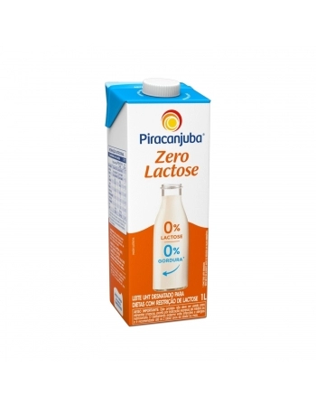 LEITE DESNATADO PIRACANJUBA ZERO LACTOSE 1L