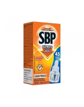 INSETICIDA SBP LIQUIDO REFIL ELETRICO 35ML