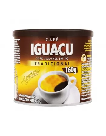CAFÉ SOLUVEL IGUAÇU TRADICIONAL LATA 160G