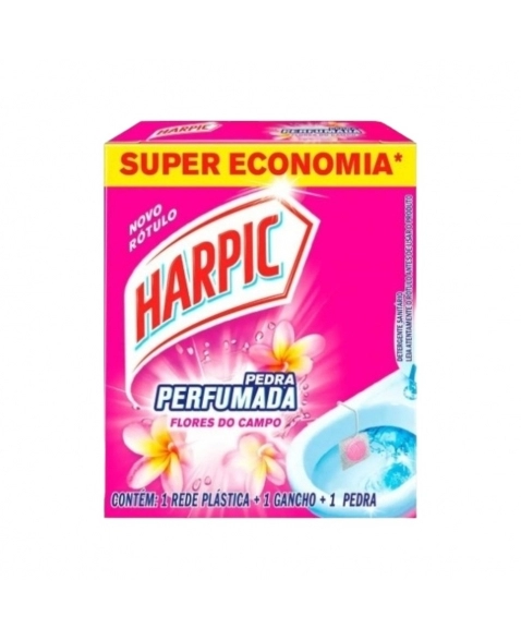 PEDRA SANITARIA HARPIC AROMA PLUS FLOR DE PRIMAVERA (CAMPO) 20G