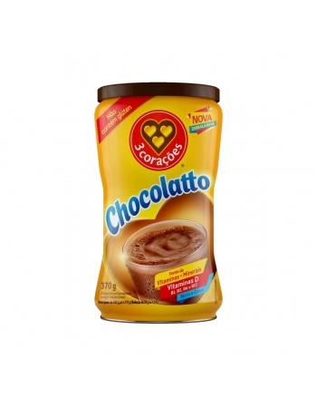 ACHOCOLATADO CHOCOLATTO 3 CORAÇÕES LATA 370G