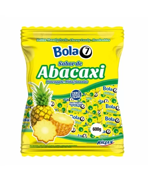 BALA BOLA7 ABACAXI 600G