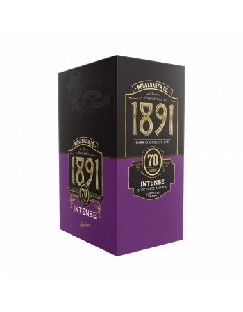 BARRA DE CHOCOLATE 1891 INTENSE 70% CACAU 10X90G