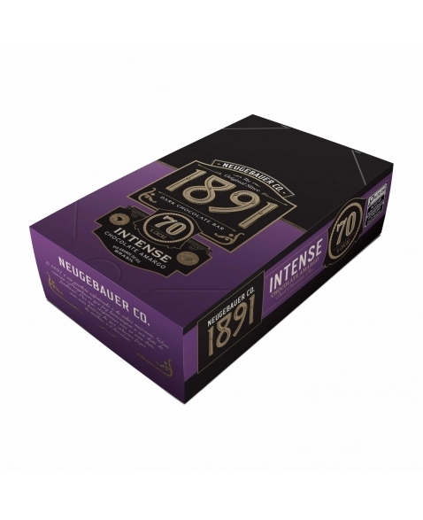 BARRA DE CHOCOLATE 1891 70% CACAU 360G (40X9G)