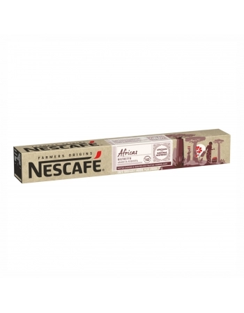 CAPSULAS DE CAFE NESCAFE FARMERS ORIGINS C/10 AFRICAS 55G