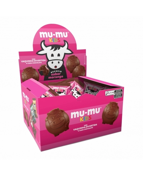 CHOCOLATE MUMU KIDS MORANGO 215,6G