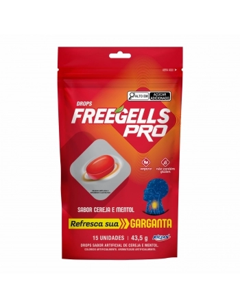 DROPS FREEGELLS PLAY PRO CEREJA SACHE 15UN