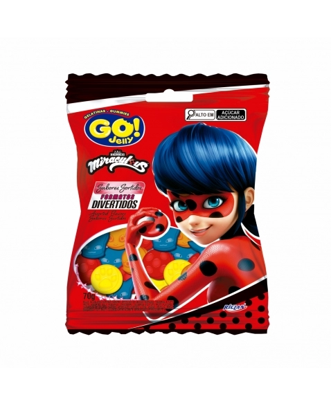 BALA GO JELLY LADYBUG SORTIDO 70G