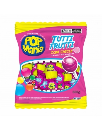 PIRULITO POP MANIA TUTTI FRUTTI 600G