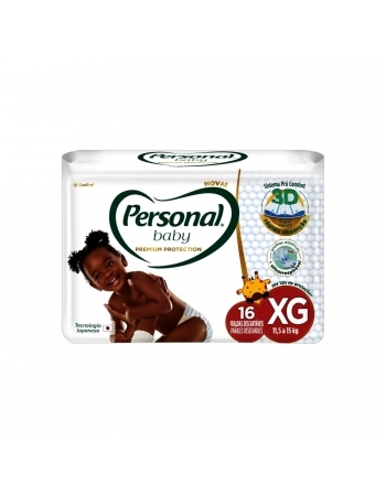 FRALDA PERSONAL BABY PREMIUM PROTECT (EXTG) C/16UN