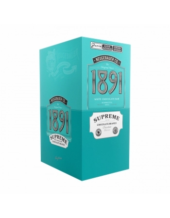 BARRA DE CHOCOLATE 1891 SUPREME BRANCO 10X90G