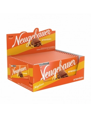 BARRA DE CHOCOLATE AMENDOIM 16X80G