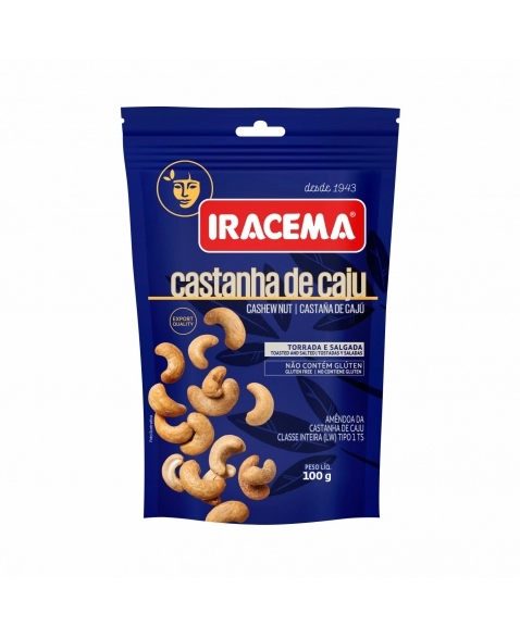 CASTANHA DE CAJU IRACEMA SACHE 100G