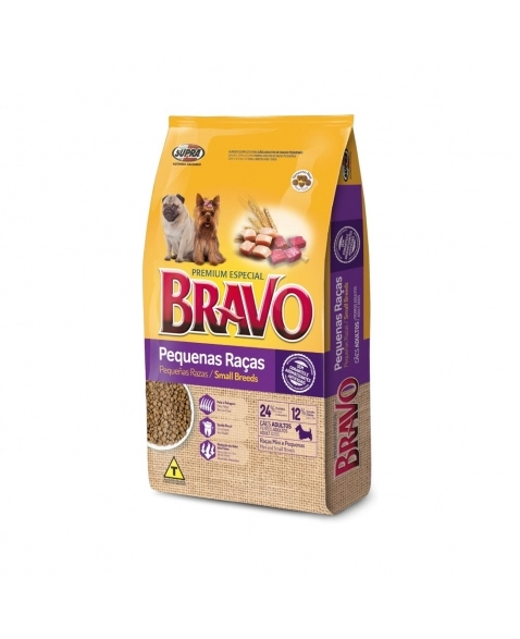 RAÇÃO BRAVO PEQUENAS RAÇAS 1KG