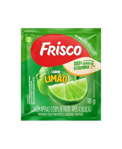 REFRESCO PÓ FRISCO LIMÃO 324G (18X18G)