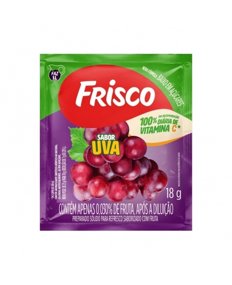 REFRESCO PÓ FRISCO UVA 324G (18X18G)