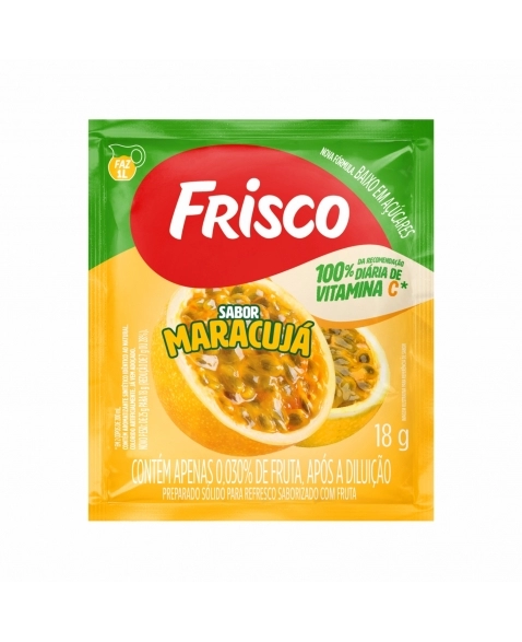 REFRESCO PÓ FRISCO MARACUJA 324G (18X18G)