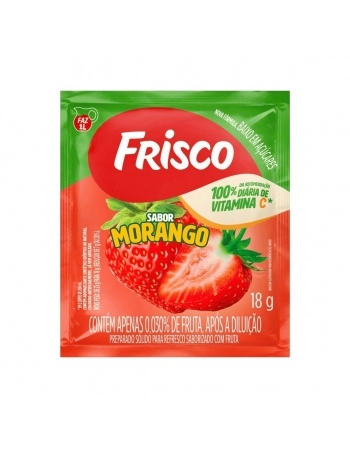 REFRESCO PÓ FRISCO MORANGO 324G (18X18G)