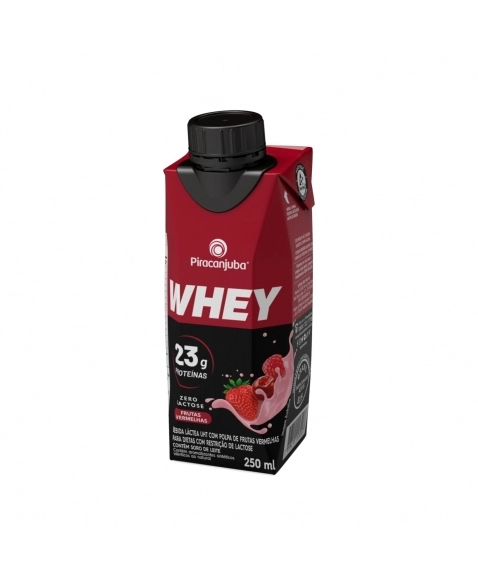 WHEY ZERO LACTOSE FRUTAS VERMELHAS 250ML