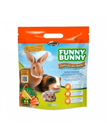 RAÇÃO FUNNY BUNNY DELICIAS DA HORTA 1,8KG