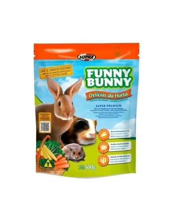 RAÇÃO FUNNY BUNNY DELICIAS DA HORTA 500G