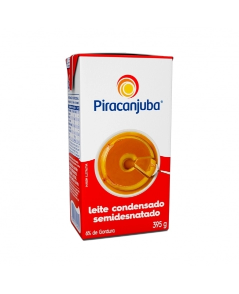 LEITE CONDENSADO SEMIDESNATADO PIRACANJUBA 395G