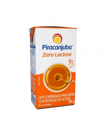 LEITE CONDENSADO ZERO LACTOSE PIRACANJUBA 395G