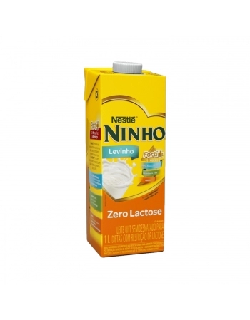 LEITE SEMIDESNATADO NINHO ZERO LACTOSE (LEVINHO) 1L