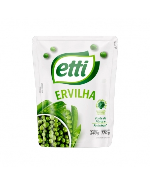 ERVILHA GRÃOS ETTI SACHE 170G