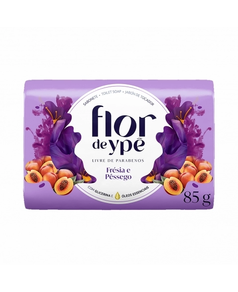 SABONETE FLOR FRESIA E PESSEGO 85G