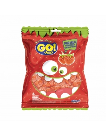 BALA GO JELLY MORANGO 70G